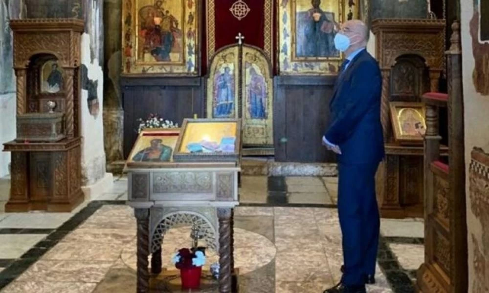 Στο σερβο-ορθόδοξο μοναστήρι της Γκρατσάνιτσα ο Υπουργός Εξωτερικών